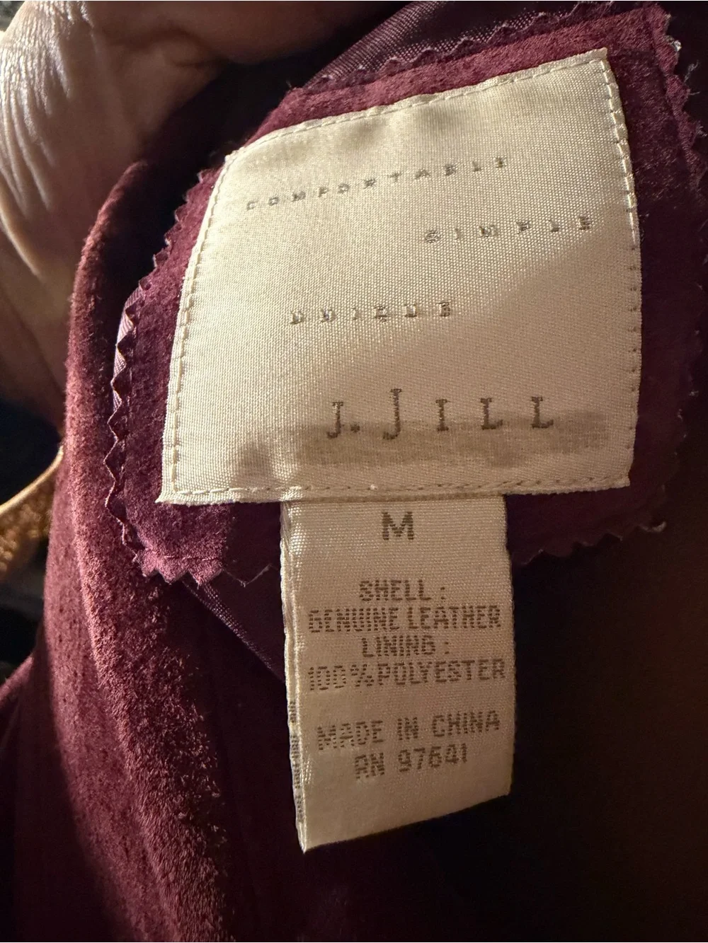 J. Jill classic burgundy